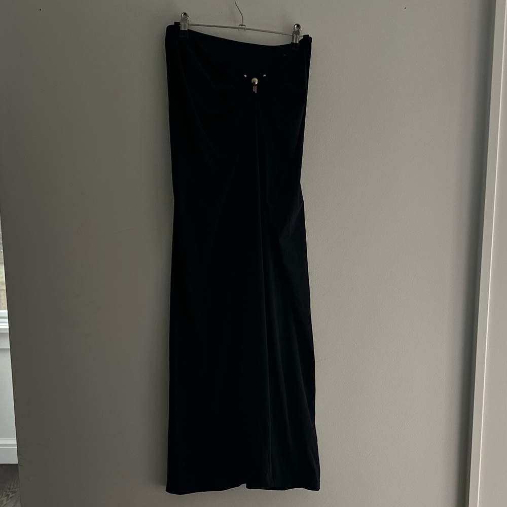 Christopher Esber Black Orbit Jersey Maxi Skirt Size 6 EUC - Picture 7 of 9